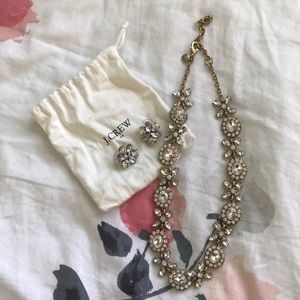 J. CREW Statement Earrings & Necklace Set